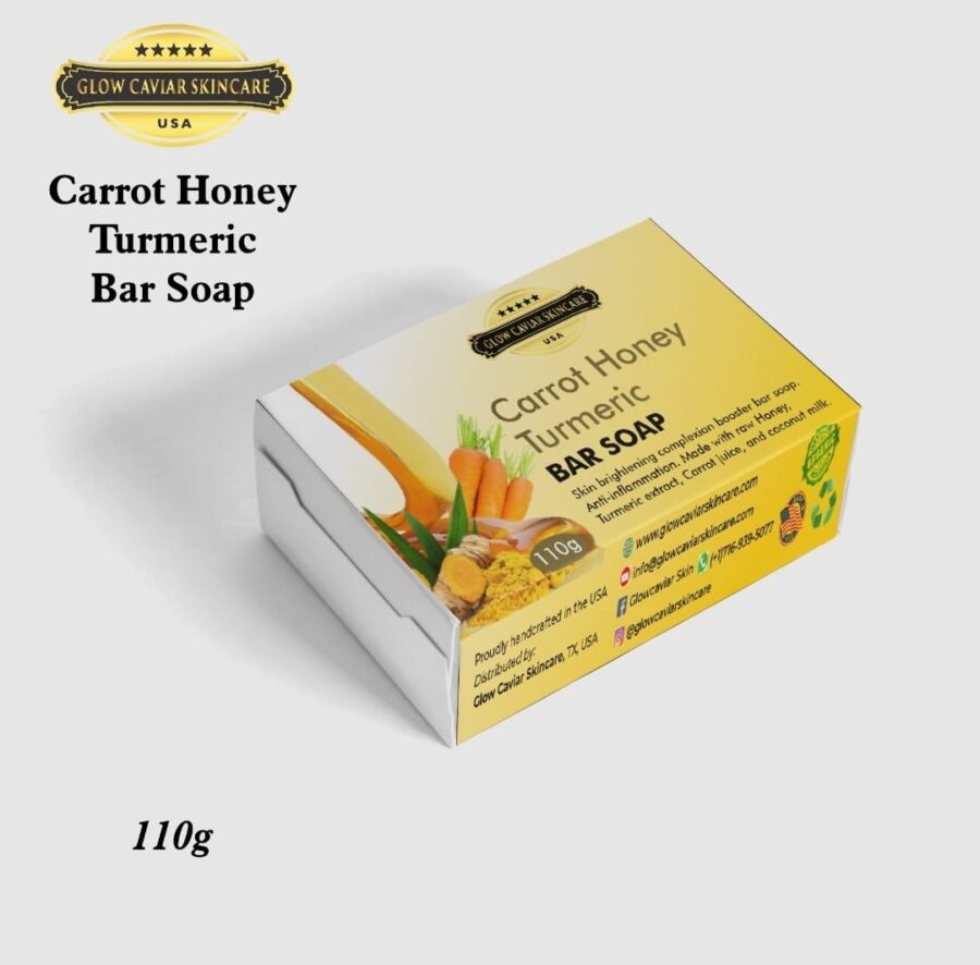 Carrot Honey Tumeric Bar Soap